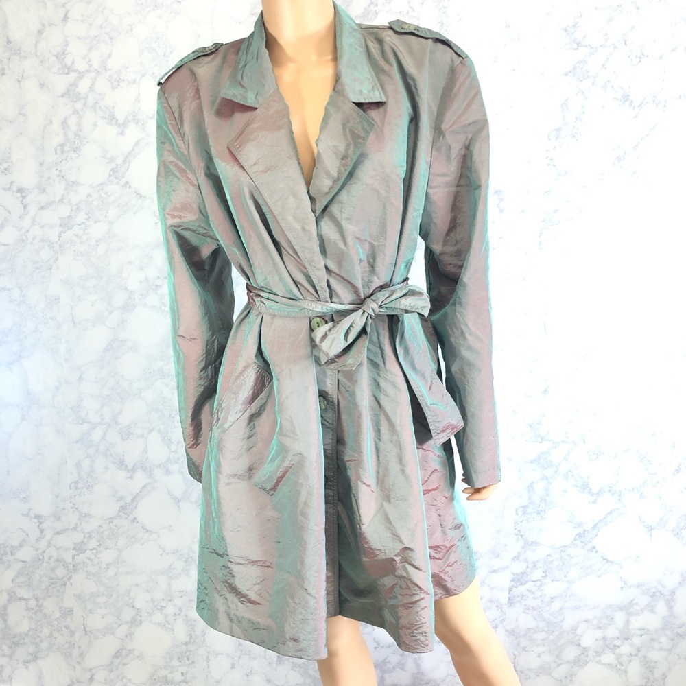 Limited Edition Units Iridescent Vintage Trench OS